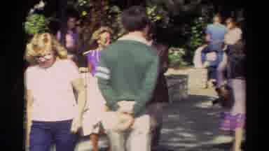 Carmel California USA (1982): Seventies Walking And Talking Video With Vintage
