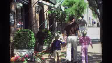 Carmel California USA (1982): The Man Walking In The Road