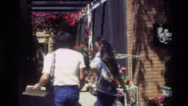 Carmel California USA (1982): Persons Are Walking In The Garden
