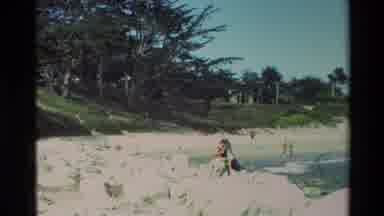 Carmel California USA (1982): People Enjoying The Day On The Beach