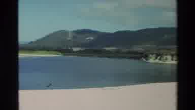 Carmel California USA (1982): A View Of Ocean And Mountain Peaks