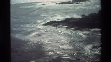 Carmel California USA (1982): Old Beach Video With Man Walking On Sand And