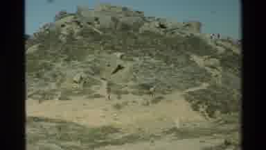 Carmel California USA (1982): Cave Man Walking Like A Boss