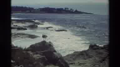 Carmel California USA (1982): The Beach Was Waving And So Many Stones And One