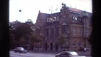 Denmark-1982: Large Gold Lettering On Side Of Tussaud's Wax Museum Gothic Building