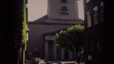 Denmark (1982): Grainy Old Footage Of Important Town Centre Buildings In Typical