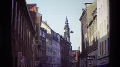 Denmark (1982): Children Women Flags Class Outing Buildings City Clouds Denim Cars