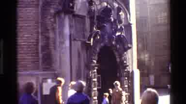 Denmark (1982): People Touring An Historical Cathedral