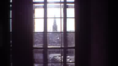 Denmark (1982): Children Looking At View Of A City Through A Tall Fence