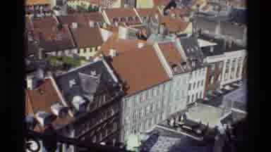 Denmark (1982): Old German European Village Multistory Top Floor Balcony View