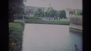 Denmark (1982): Group Of University Men Walking Together In Suits On College