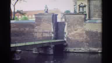 Denmark (1982): Duck Dives Underwater And View Of Bridge Leading To Brick Entrance