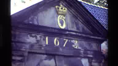 Denmark-1982: Stone Gateway Marked '1672' With Royal Crown And Palace View