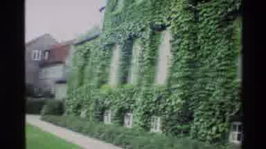 Denmark (1982): Beautiful Overgrown Ivy Covering A Unique Historical Building