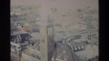 Denmark (1982): Panoramic View Of European City Including Church Tower And Many