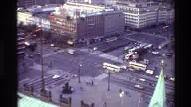 Denmark (1982): Aerial View Of An Intersection In A Big City