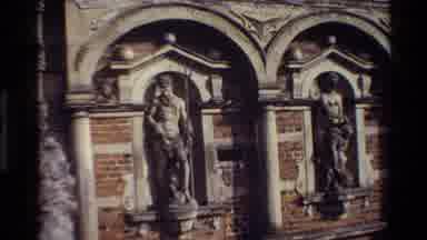 Denmark (1982): Old Architecture With Statues That Look Like They Are From Many