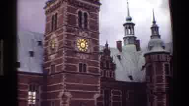 Denmark (1982): Castle Building With A Time Clock On Top Of The Building