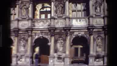 Denmark (1982): Old Buildings With Arches And Sculptures Incorporated Into The
