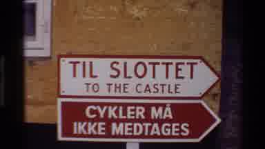 Denmark (1982): Building Shown And Signs With Words On It