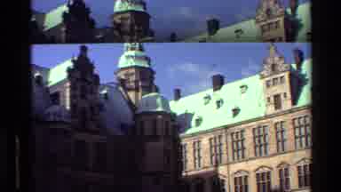 Denmark (1982): Architecture Cathedral Industrial Shadows Large Rooms Turquoise