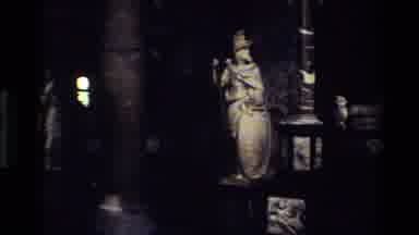 Denmark (1982): Inside Of Roman Ancient Ruins Containing Statues Relics And Large
