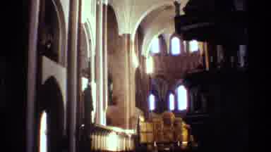 Denmark (1982): Church Catholic Muslim Cathedral Tall Ceilings Paintings Stain