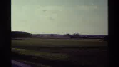 Denmark (1982): Road Side View Of A Farmers Field In Spring Barn Farm On 45