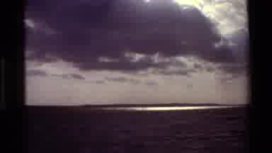 Denmark (1982): Landscape Of Water Scene Taken From A Boat And Sail With A Flag