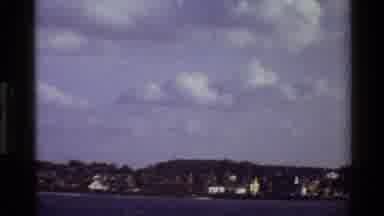 Denmark (1982): Footage Of A City With Beautiful Houses By The River In Bright
