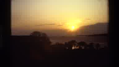 Denmark (1982): A Beautiful Sunset Over A Beautiful Scenic View Of Nature During