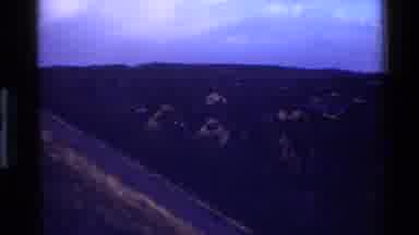 Denmark (1982): Mountainside Houses From Far Away