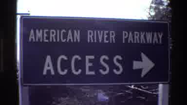 Sacramento California USA (1982): American River On A Sunny Day