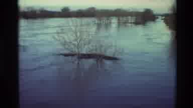 Sacramento California USA (1982): Water Overflow Local Flood Conditions