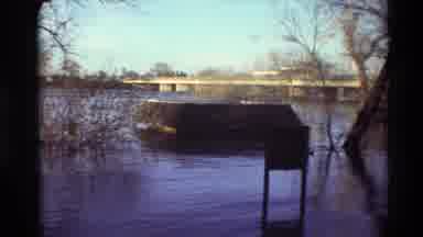 Sacramento California USA (1982): Flooded Video Being Documented From Higher