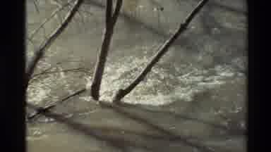 Sacramento California USA (1982): River Flowing At The Middle Is Shown