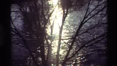 Sacramento California USA (1982): A Lake Or A River With Sunshine Shining Over It