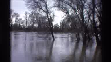 Sacramento California USA (1982): Epic Flood Overflows Lands