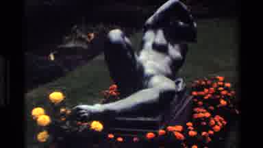 Denmark (1983): Greek Statue Covering His Face With An Arm In A Garden With