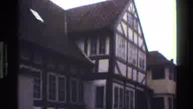 Denmark (1983): Panning Footage Of A Rustic Village With 18th Century Aesthetic
