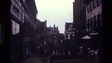 Denmark (1983): People Milling Around A Crowded Street In The Afternoon