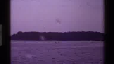 Denmark (1983): People In A Boat Enjoying A Night On The Ocean