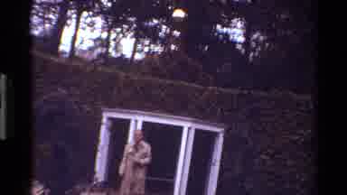 Denmark (1983): Castle Surrounded By A Moat Old White Dude Walking In A Garden