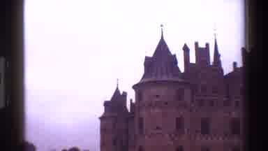 Denmark (1983): Person Observing Statue At A Castle Surrounded By A Moat