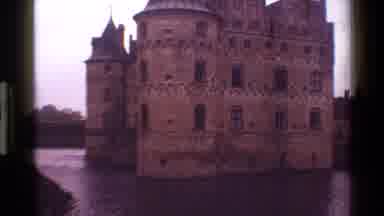 Denmark (1983): A Brick Castle That Sits On A Large Watery Moat