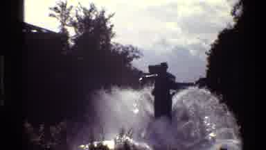 Denmark (1983): Fountain With A Statue Of A Man In The Middle And Large Fountain