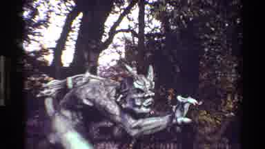 Denmark (1983): Gargoyle And Building With Many Statues On It And In Front Of It