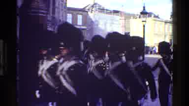 Denmark (1983): England London Marching Guards Hat Uniform Town Steep Roofs Narrow