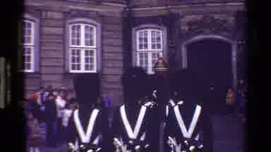 Denmark (1983): England London Marching Guards Hat Uniform Square Windows Watching