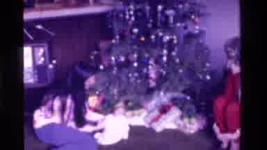 California USA (1975): The Mother Was Dressing Up The Kid For Christmas Festival
